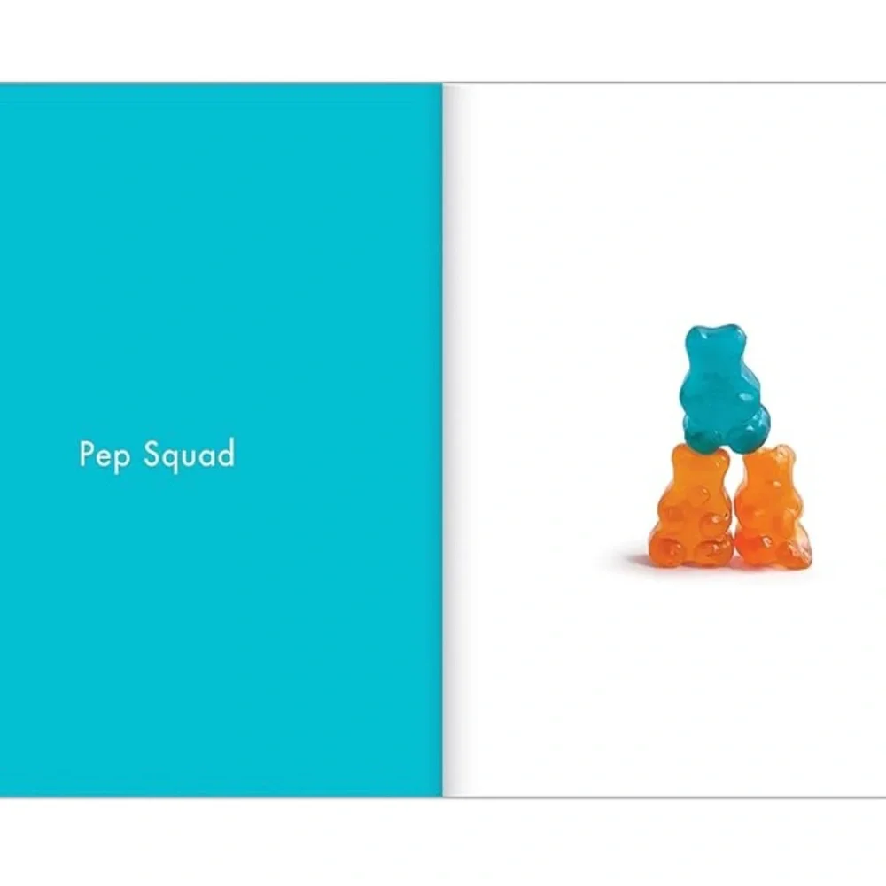 Paper Source The Gummy Bear Book - White, Yellow, Orange